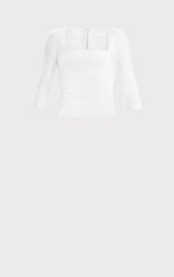 ICON SQUARE NECK 3/4 SLEEVE