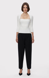 ICON SQUARE NECK 3/4 SLEEVE
