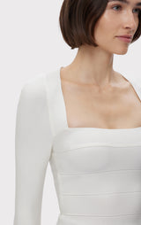 ICON SQUARE NECK 3/4 SLEEVE