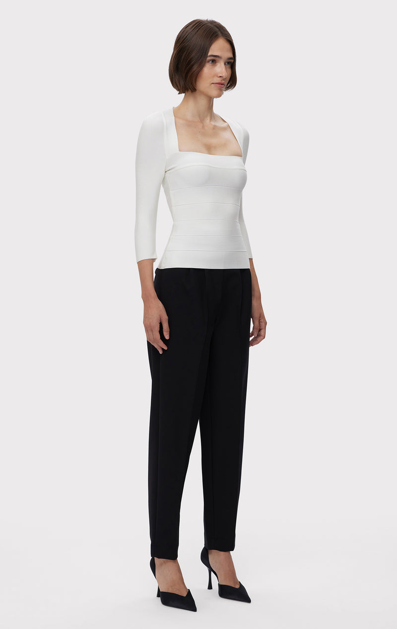 ICON SQUARE NECK 3/4 SLEEVE