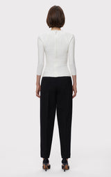 ICON SQUARE NECK 3/4 SLEEVE