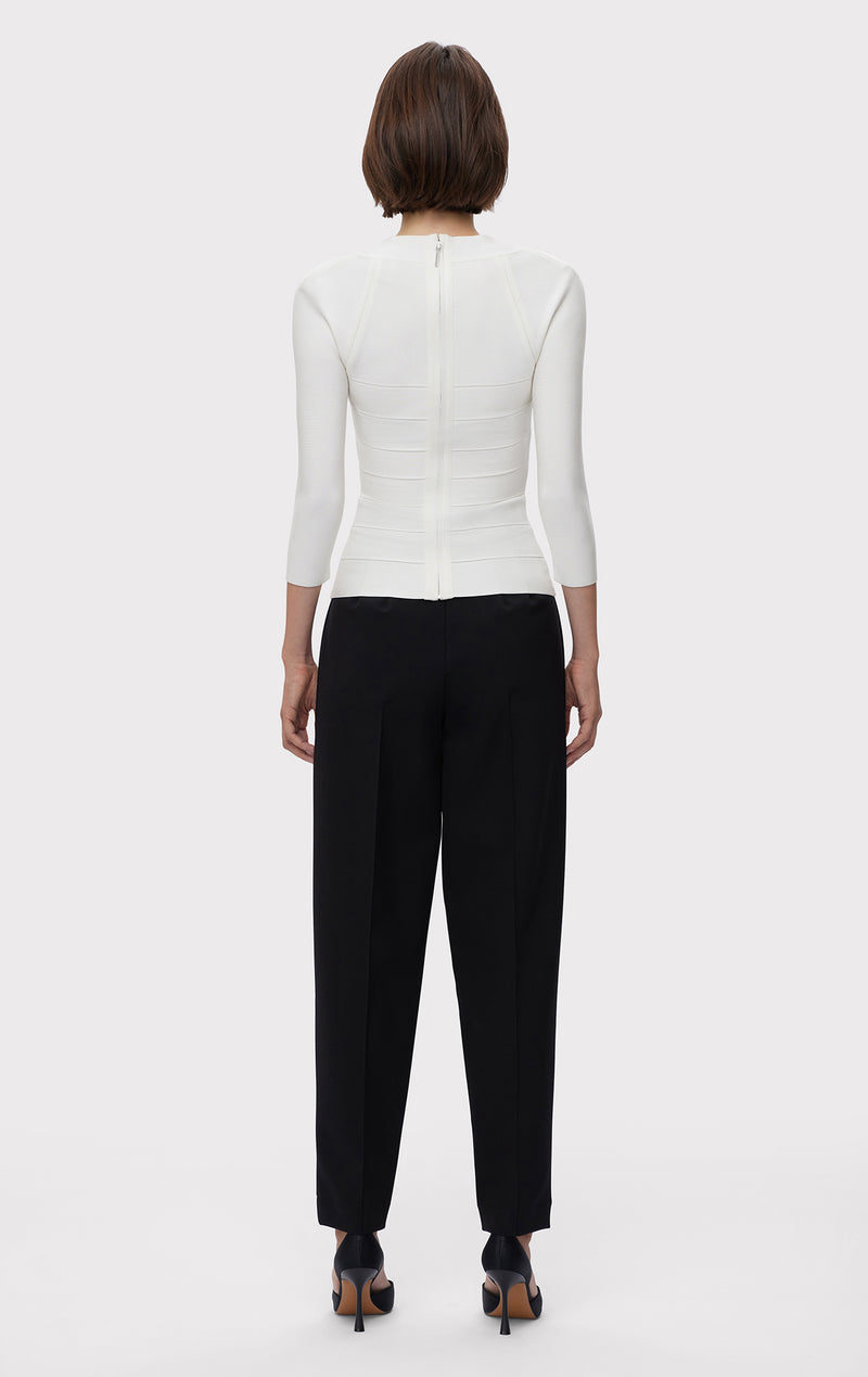 ICON SQUARE NECK 3/4 SLEEVE