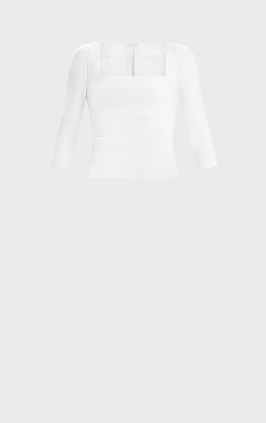 ICON SQUARE NECK 3/4 SLEEVE