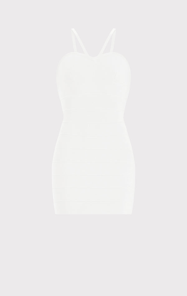 ICON STRAPPY SWEETHEART MINI DRESS