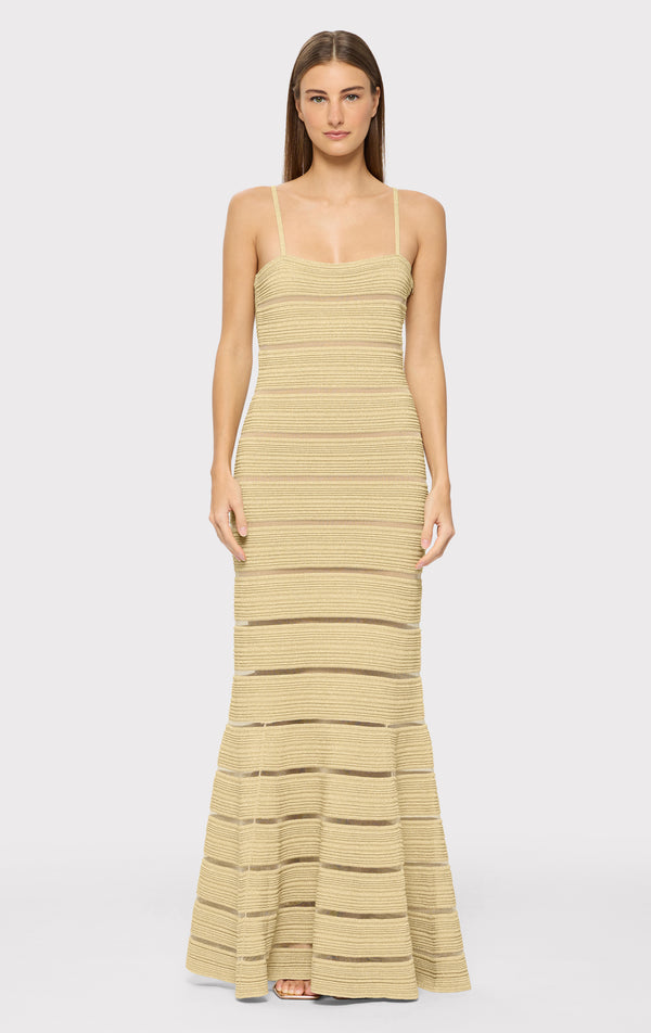 STITCHED BANDAGE GOWN